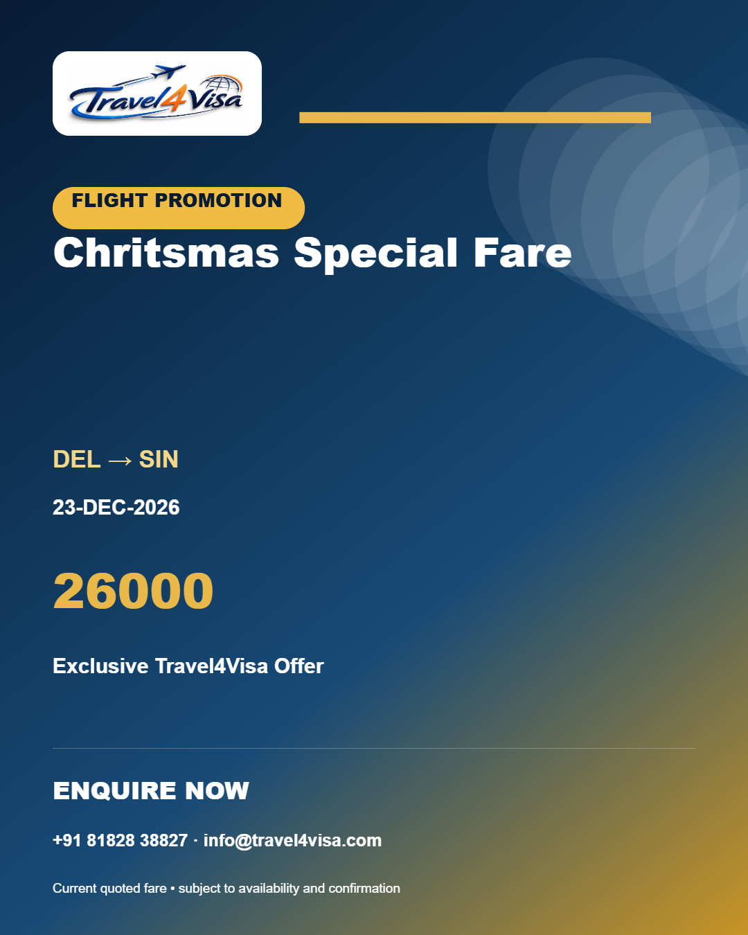 Chritsmas Special Fare